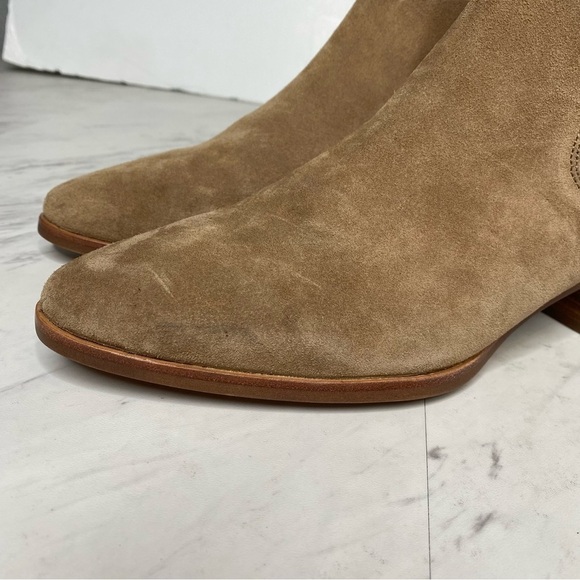 Rag & Bone Rover Zip Tan Suede Bootie 39.5 - Picture 11 of 16